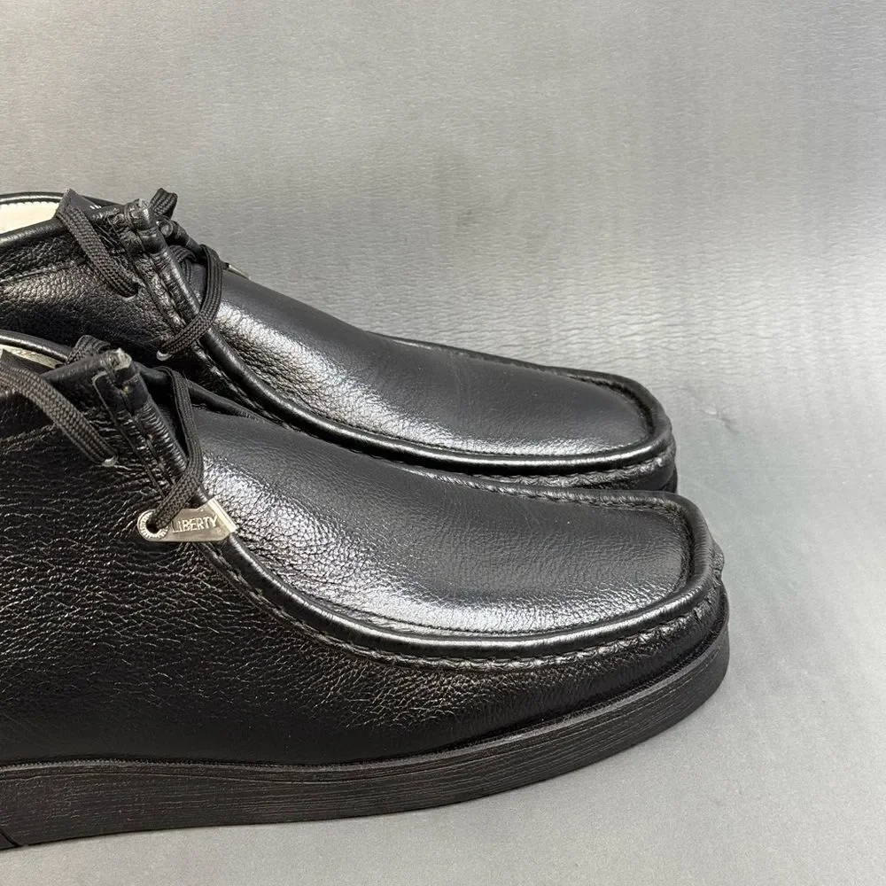 HAMARA JOE Men's Genuine Leather High Top Moc Toe Desert Chukka shoe size 12